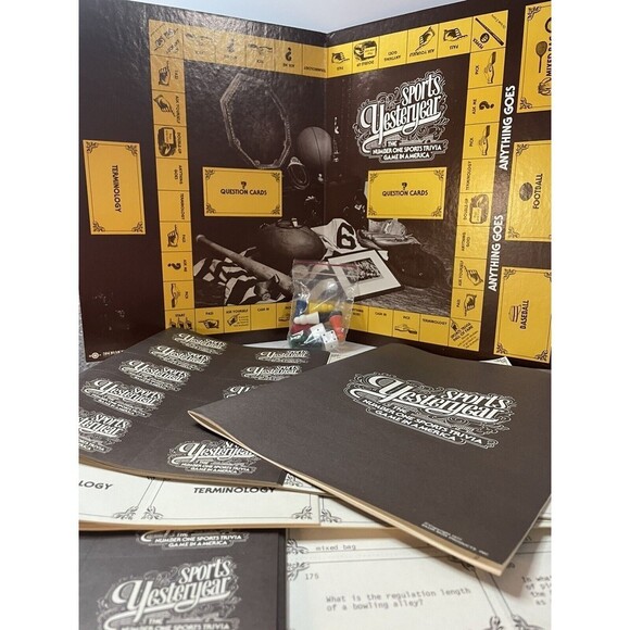 Vintage Sports Yesteryear Trivia Game 1997 Rare Condition is a board game - Picture 10 of 10